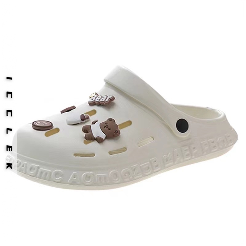 ICCLEK dép sandal nữ dép đi biển dép đế cao Thoải Mái Xinh Xắn  B98G1GQ 34Z230821