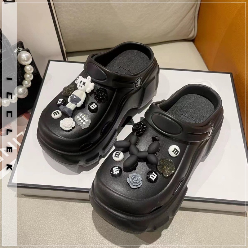 ICCLEK dép cross kiểu nữ đi chơi dép thoáng khí Mềm Mại B91H0WG 34Z230821