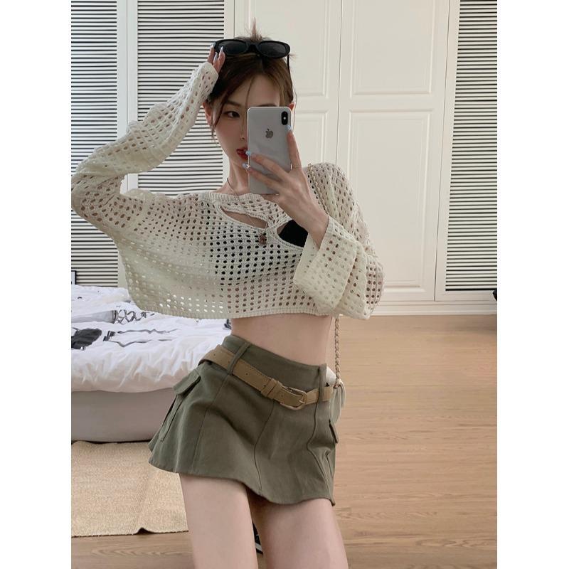 EOENKKY áo phông áo thun nữ croptop baby tee Thời trang hàn quốc A29J2FN 34Z230823