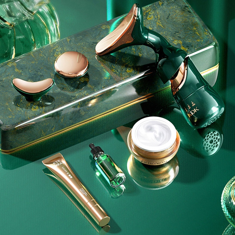 JIASHI Máy mát xa mặt cảm ứng điện giúp hấp thụ da mặt