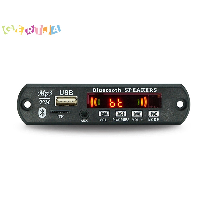 Mô-đun Giải Mã Âm Thanh usb tf fm bluetooth 5.0 9v-12v mp3 wma Màn Hình Màu Điều Khiển Từ Xa Cho Xe Hơi