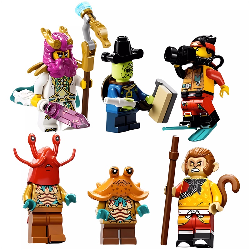 Minifigures MonkeyKid Series 80049 Huyền Thoại Biển Đông Long Cung In Lưng