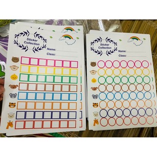 Bảng phiếu dán stickers , đồ dùng dạy học