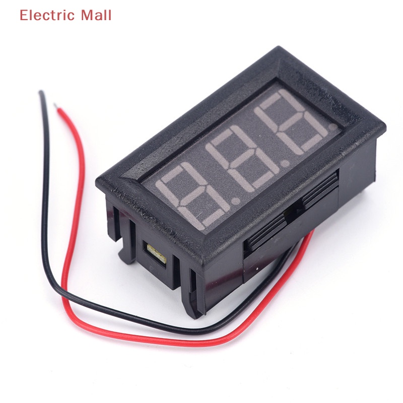 Vôn Kế Điện Tử mini dc 0-30v Cho Xe Ô Tô