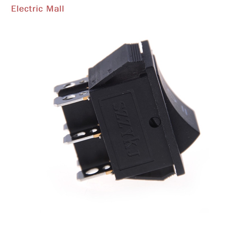 1 Công Tắc Bật / Tắt Màu Đen kcd4 6 pin 16a / 250vac 20a / 125vac M Ii
