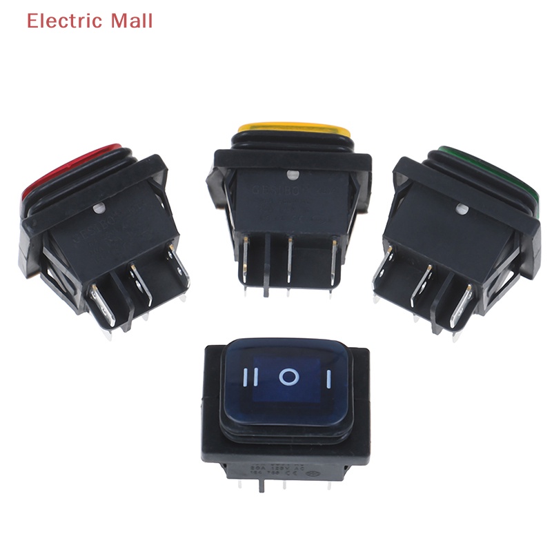 1 Chiếc Công Tắc Điện Ô Tô Chống Nước 30a / 250v 6pin 12v 220v M I