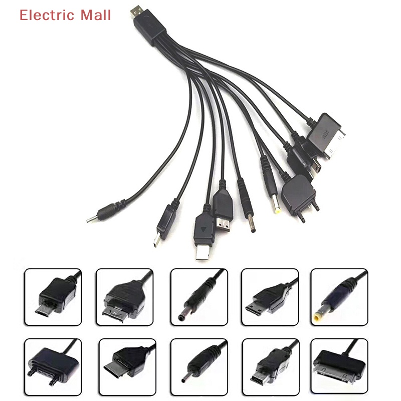 Dây Cáp Sạc usb 10 Trong 1 Cho motorola samsung lg