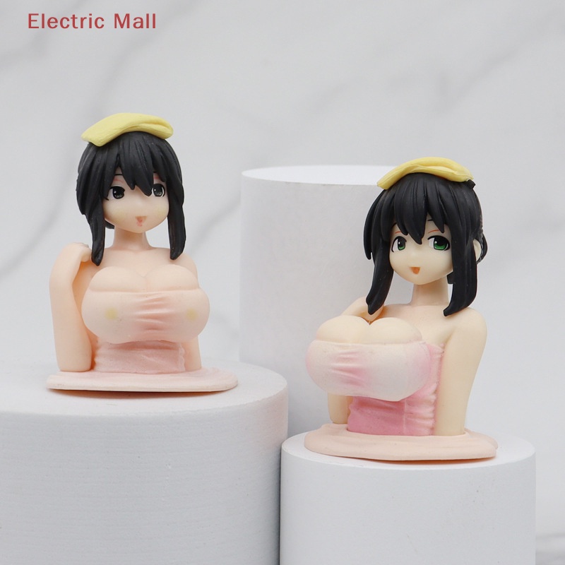 Set Phụ Kiện Trang Trí Xe Hơi Hình Cô Gái Lắc Ngực Dễ Thương Có Hương Thơm M I