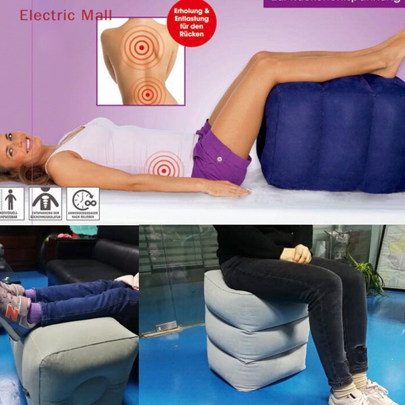 Gối Kê Chân Bơm Hơi Khi Đi Máy Bay / Tàu Lửa / Xe Lửa Điện [M I I I