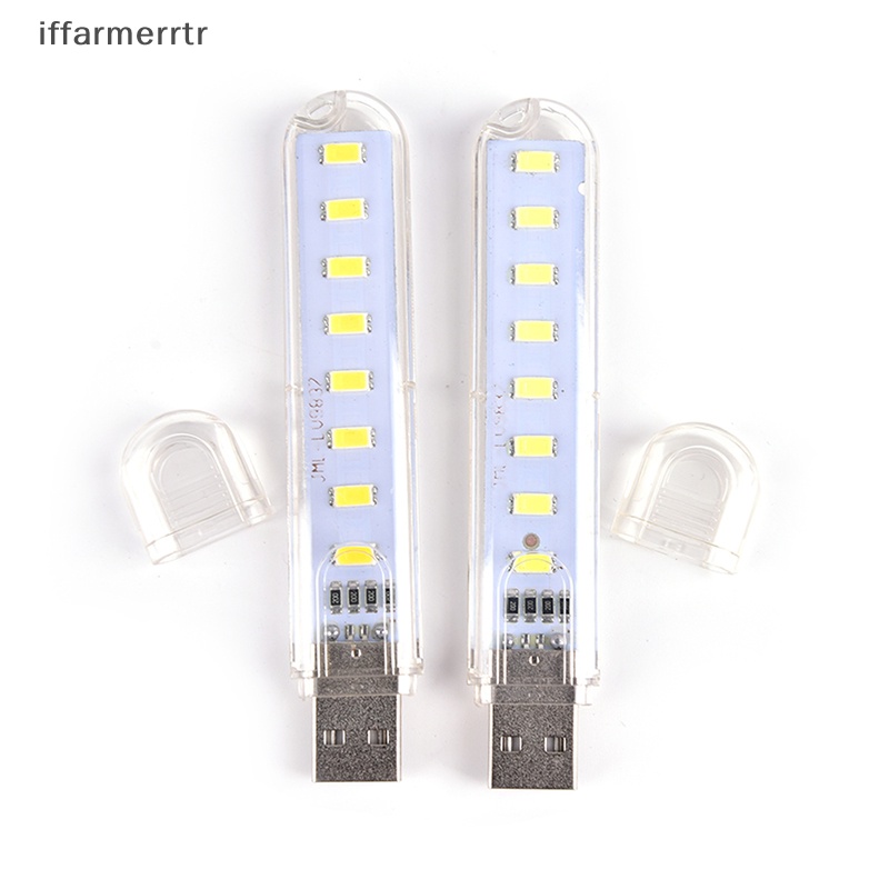 Đèn led 8 Bóng Cổng Sạc usb mini Dùng Khi Đi Cắm Trại