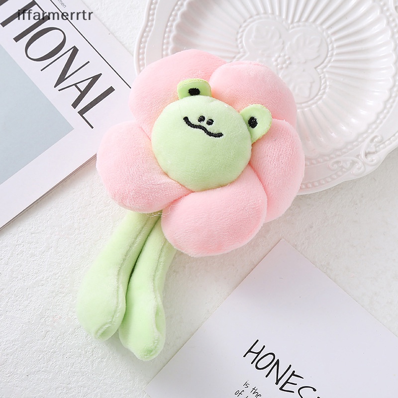 Thú Nhồi Bông Hình Ếch Và Hoa Hướng Dương Mềm Mại Đáng Yêu Cho Bé