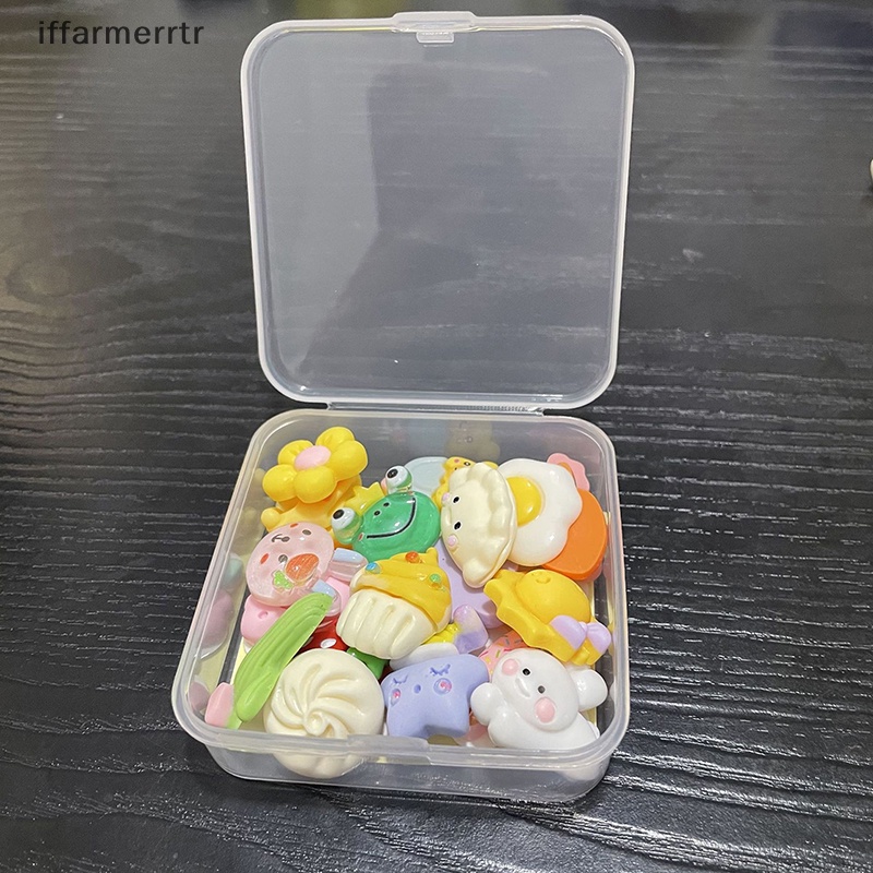 Set 20 Miếng Dán Hoạt Hình 3d Bằng Nhựa resin Trang Trí Giày / Kẹp Tóc Cho Bé diy