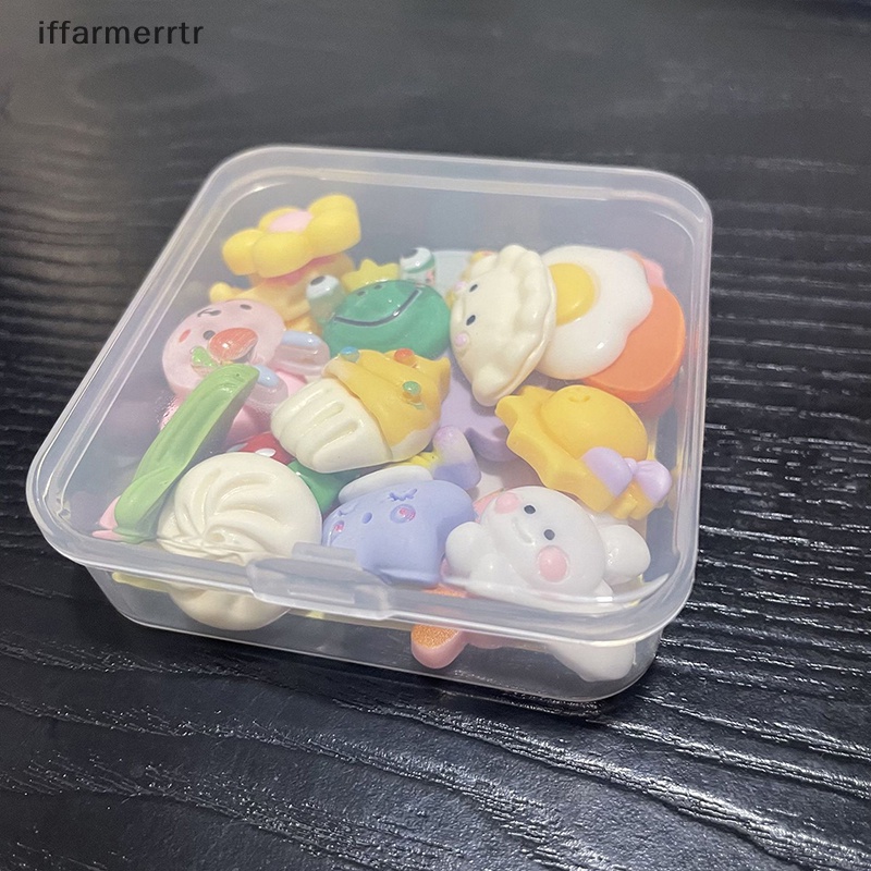 Set 20 Miếng Dán Hoạt Hình 3d Bằng Nhựa resin Trang Trí Giày / Kẹp Tóc Cho Bé diy