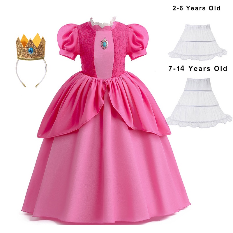Đầm Hóa Trang Công Chúa halloween 2023 Xinh Xắn Cho Bé Gái