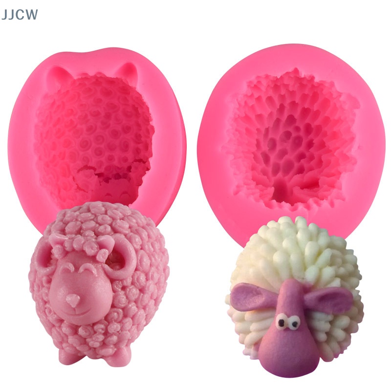 Khuôn silicone Làm Bánh Hình Chú Cừu 3d Đáng Yêu