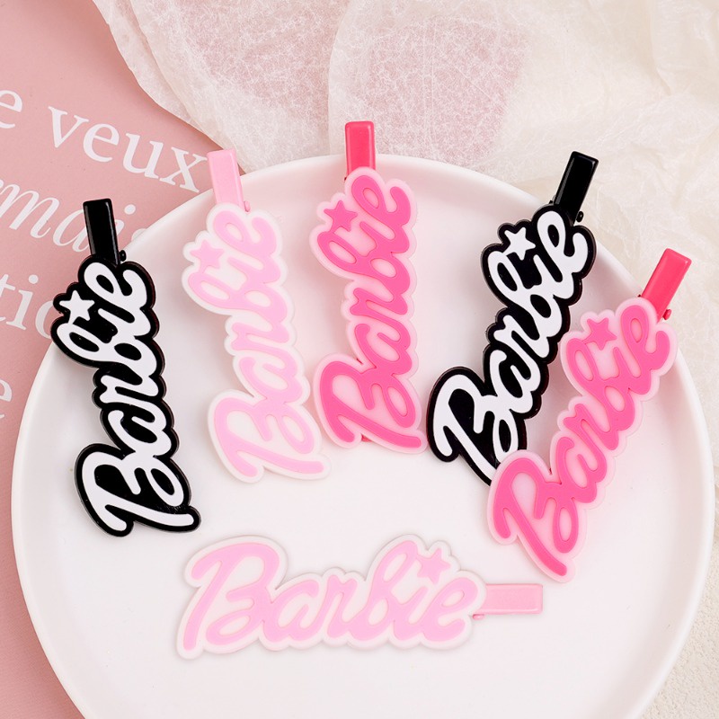 Kẹp Tóc Xương Cá Nhỏ Sáng Tạo Màu Hồng Đào Trái Tim Đôi Cánh Thiên Thần bb barrette / Ngọt Ngào Cho Bé Gái