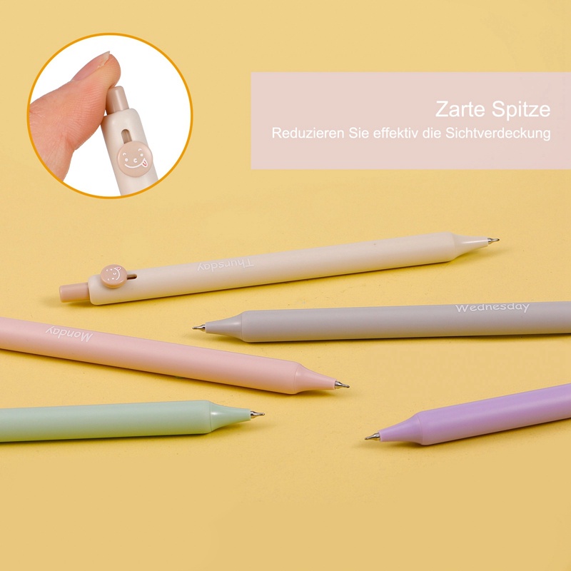 Set 5 Bút Mực Nước Màu Đen Ngòi 0.5mm