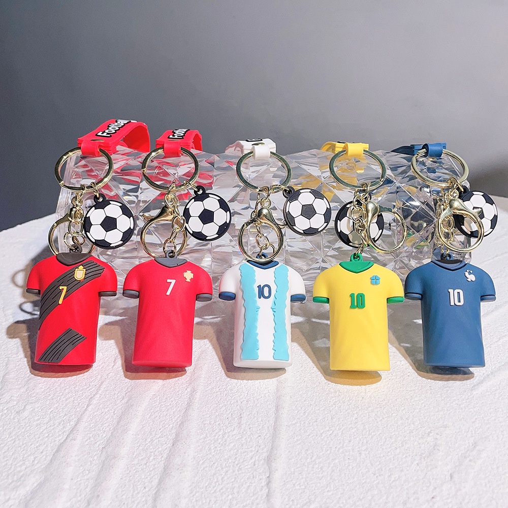 Ns2 Móc Khóa Hình Ngôi Sao Bóng Đá Melissi mls inter miami cf world cup c Ronaldoneymar sn2