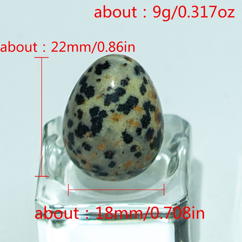 Trứng Pha Lê Thạch Anh Tím Tự Nhiên 0.8in Dùng Trang Trí Nhà Cửa