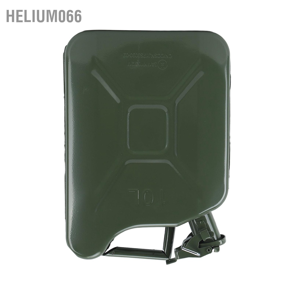 Bình đựng nhiên liệu/xăng dầu 2.6 gallon bằng thép không gỉ 10L tự thông hơi có tay cầm di động