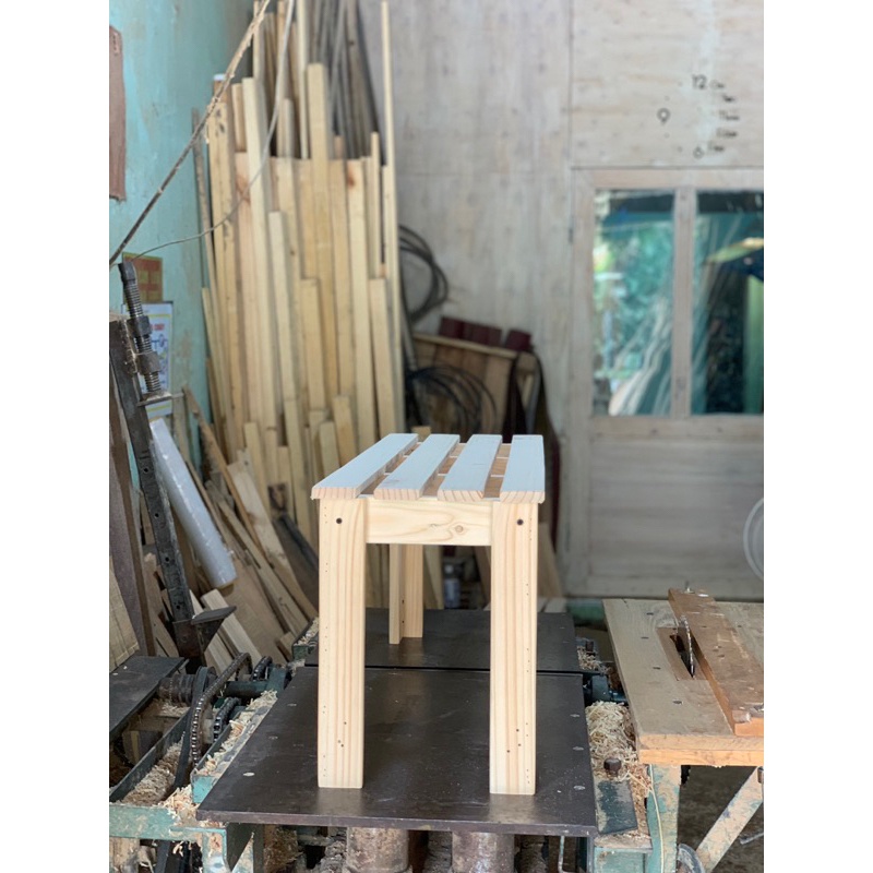 GHẾ PALLET GỖ TỰ NHIÊN ,Trà Tranh ,Cafe, Ban công/ 90x30 cao 40 cm