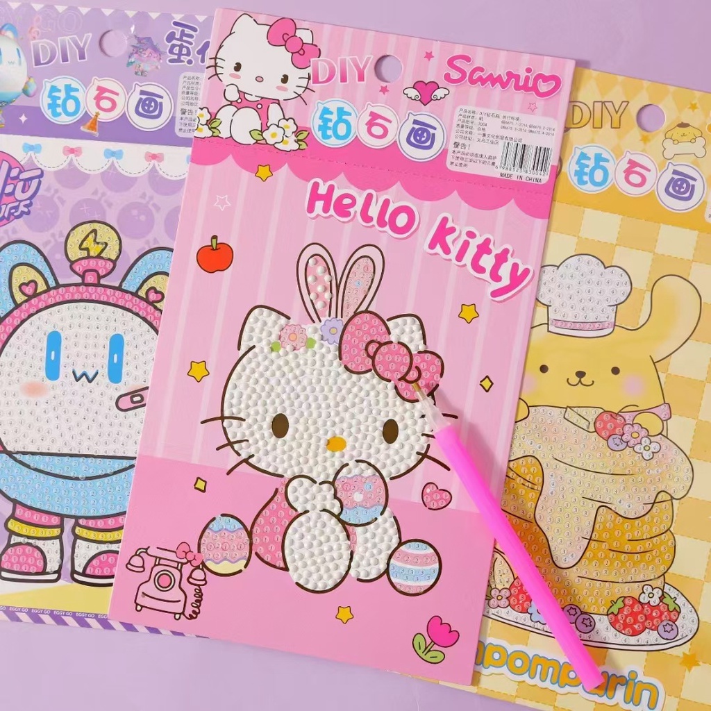 Bộ Tranh Đính Đá Họa Tiết Hoạt Hình Dễ Thương Độc Đáo diy sg097