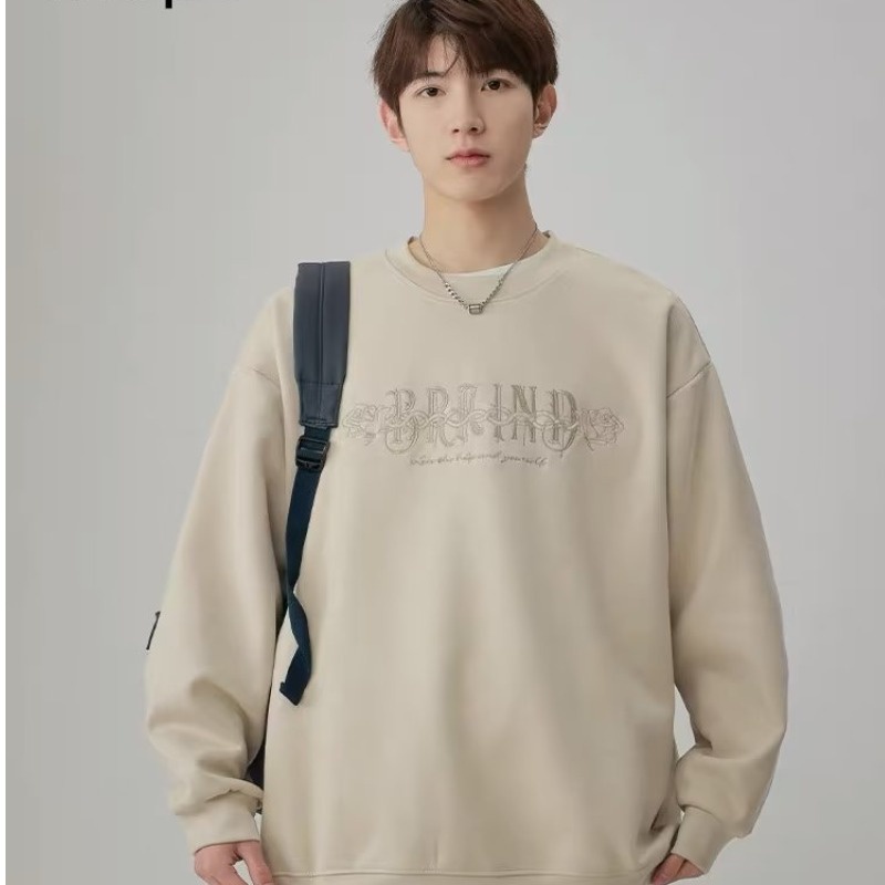 Áo Thun Tay Dài Cổ Tròn Phong Cách hip hop Thời Trang Cho Nam