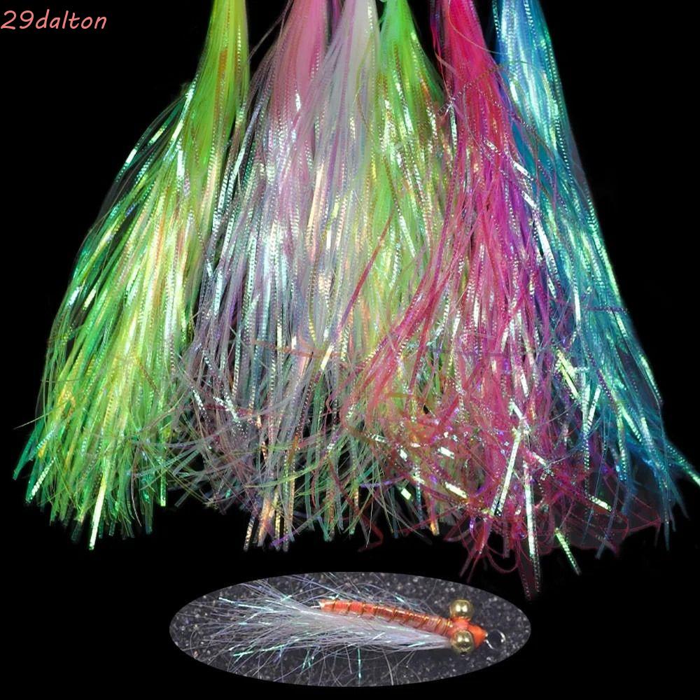 Dalton tying flash Kim Tuyến Lấp Lánh Chiều Rộng 1mm Phát Quang Sắc Nét Câu Cá Ruồi diy