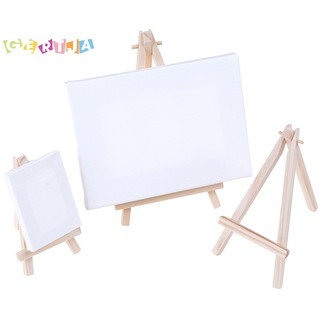 Giá đỡ ba chân vải canvas mini trưng bày thẻ / điện thoại