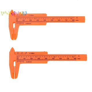 1 thước nhựa mini 80mm đo lường chất lượng cao