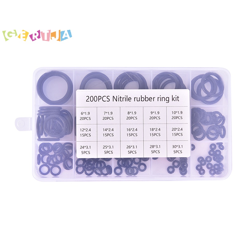 Set 200 Vòng Đệm Cao Su Hình Chữ o Cho Máy Giặt