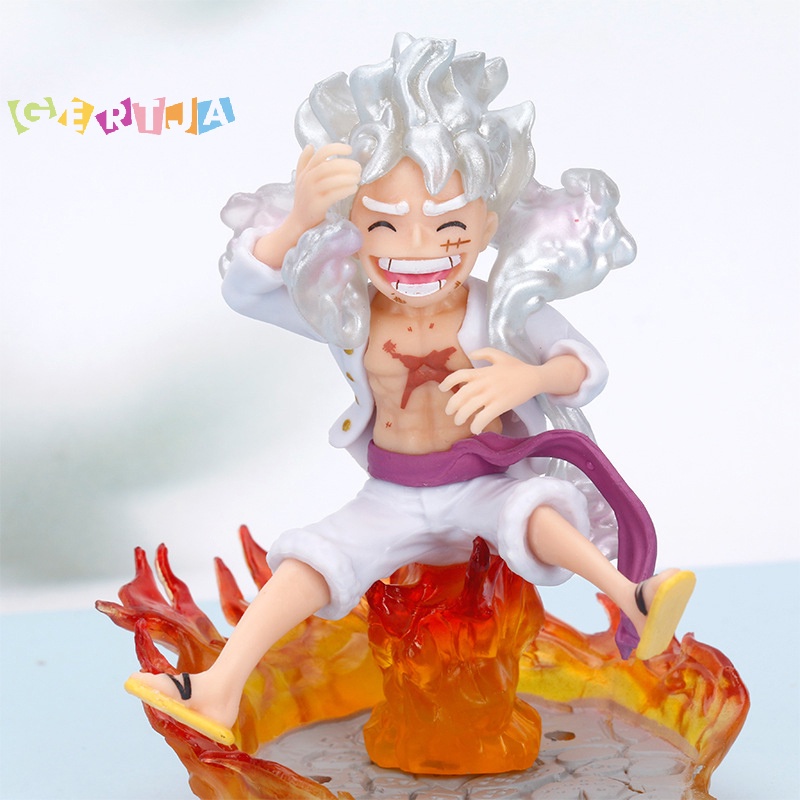 Mô Hình Nhân Vật nika luffy gear 5 Phiên Bản q Trong one piece