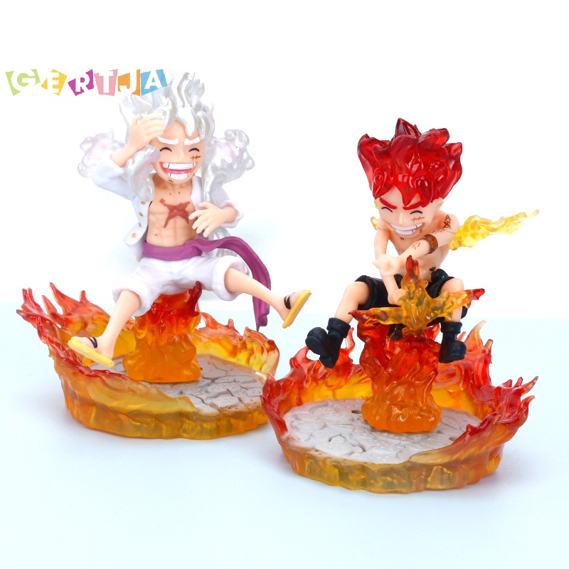 Mô Hình Nhân Vật nika luffy gear 5 Phiên Bản q Trong one piece