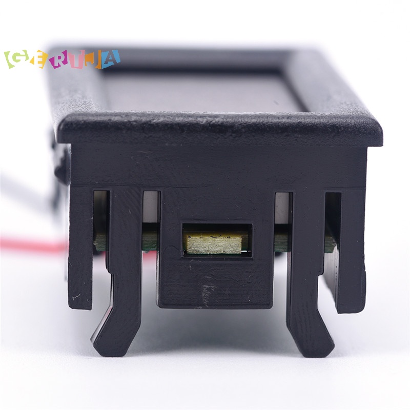 Vôn Kế Kỹ Thuật Số mini dc 0-30v Màu Đỏ Cho Xe Hơi
