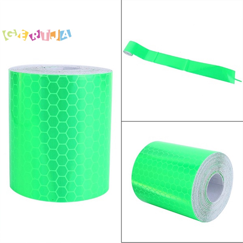 Cuộn Băng Dán Phản Quang Cảnh Báo An Toàn Cho Xe Hơi / Xe Tải Kích Thước 1m * 5cm