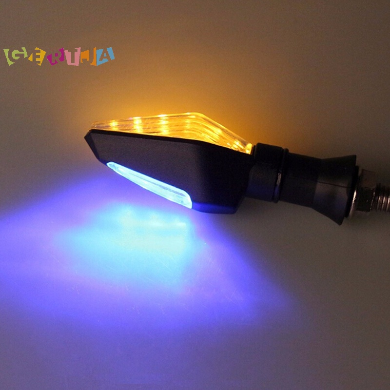 Đèn Xi Nhan 12 Bóng Led Màu Xanh Hổ Phách Thông Dụng Cho Xe Máy