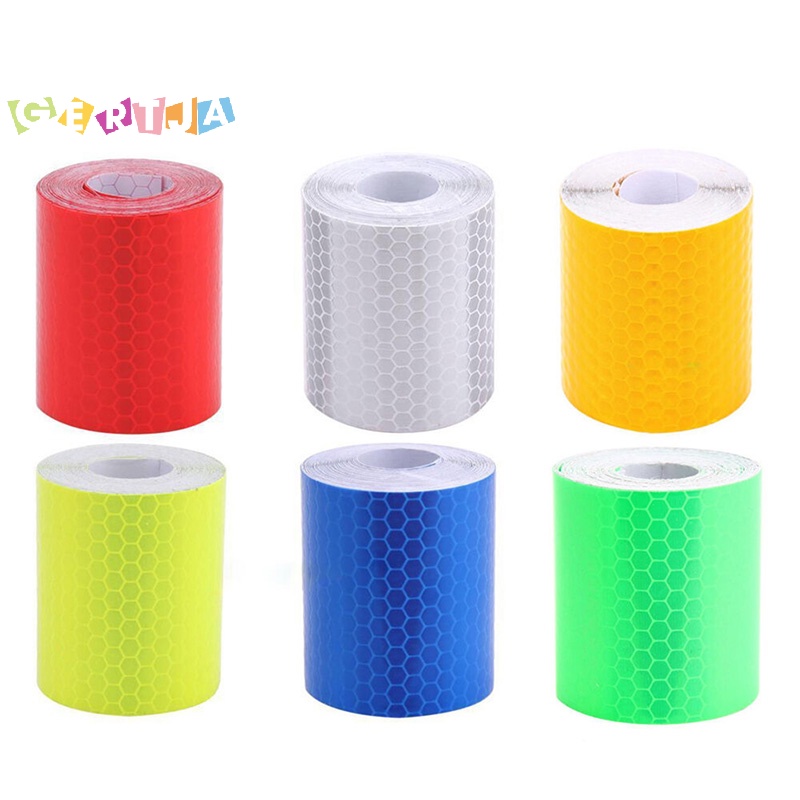 Cuộn Băng Dán Phản Quang Cảnh Báo An Toàn Cho Xe Hơi / Xe Tải Kích Thước 1m * 5cm