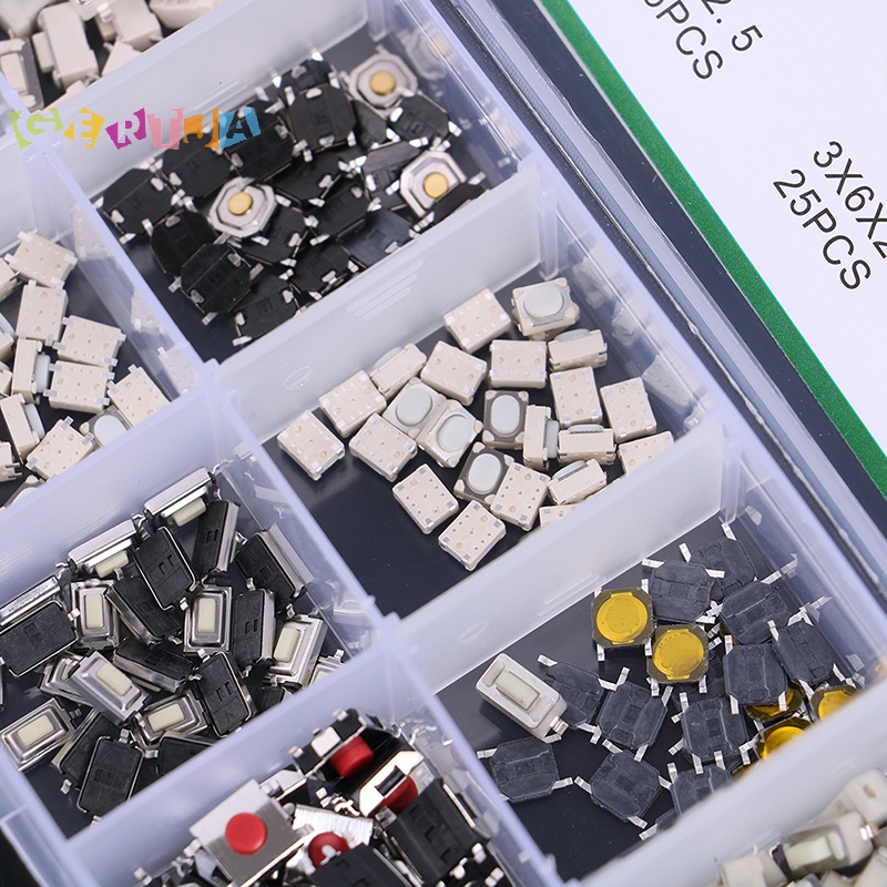Set 250 Công Tắc Nút Nhấn 10 Loại Chuyên Dụng Cho Xe Hơi