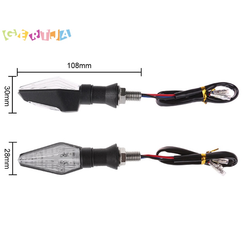 Đèn Xi Nhan 12 Bóng Led Màu Xanh Hổ Phách Thông Dụng Cho Xe Máy