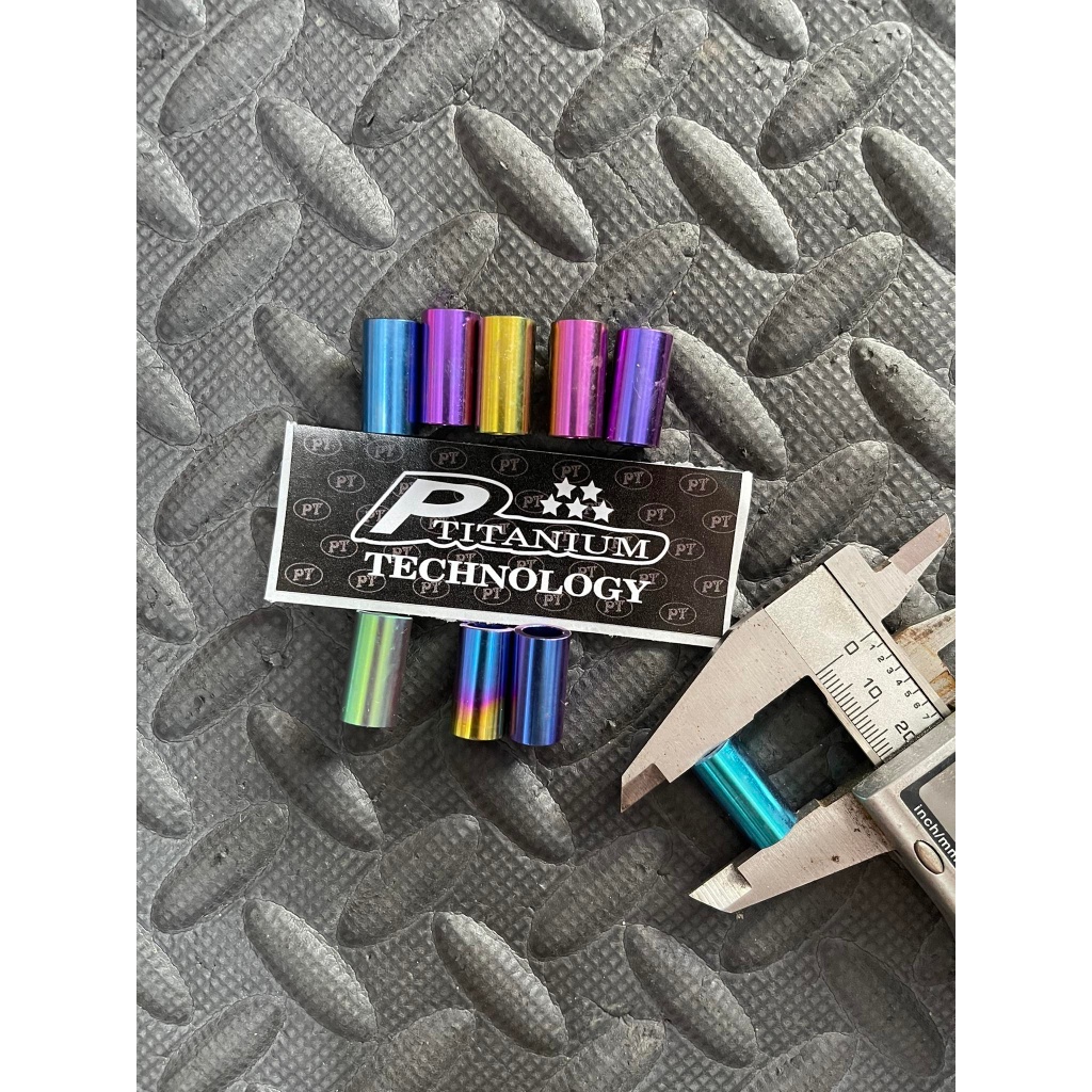 Ắc canh Titan lỗ 6li Boushing Raidiator Titanium gắn Vario Ab Sh Adv các loại xe thông dụng