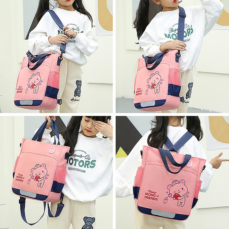 Balo cho bé 5-12 tuổi, túi đi học dung tích lớn thoải mái, thoáng khí và chống gù phù hợp cho bé gái