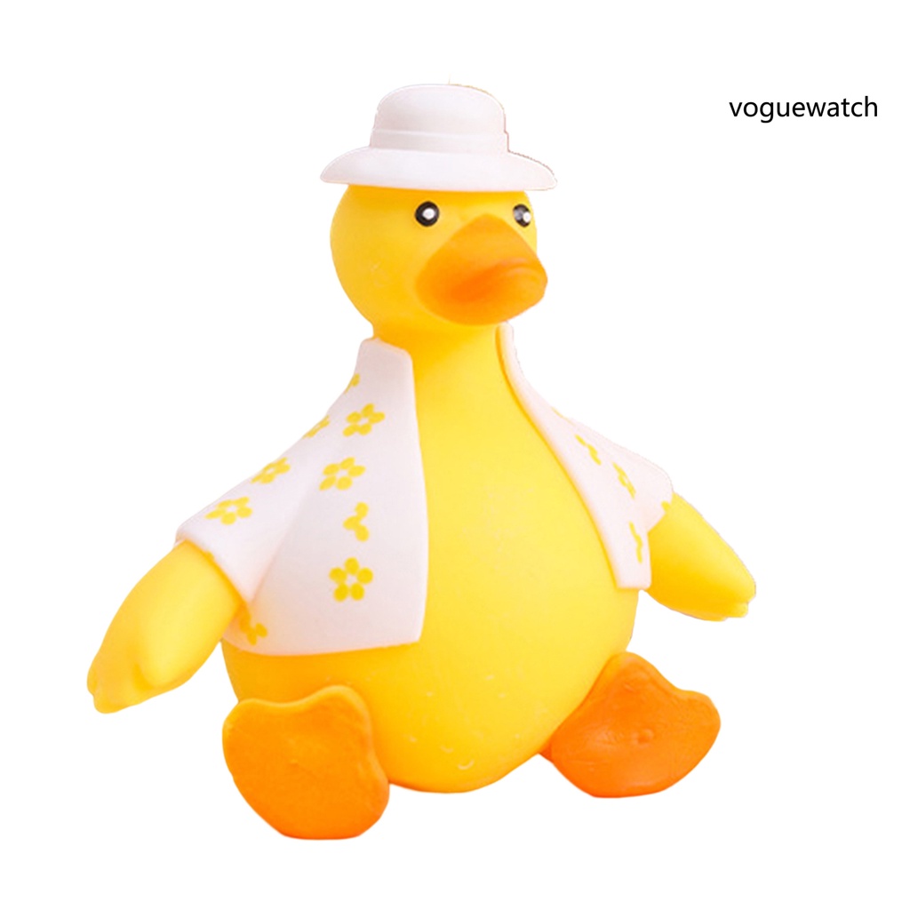 Đồ Chơi Nắn Bóp Hình Chú Vịt Hoạt Hình Nhiều Màu Sắc Có Đèn Nhấp Nháy Bóp Để Giảm Căng Thẳng Làm Quà Sinh Nhật