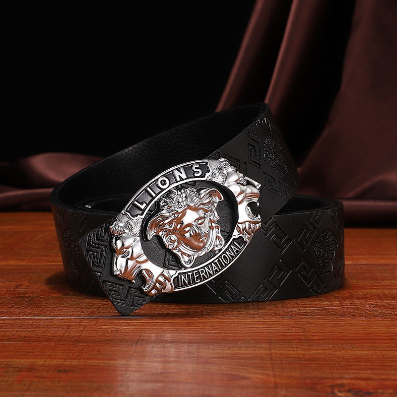 Hàng Có Sẵn! Thời Trang Thắt Lưng Da Bò unisex