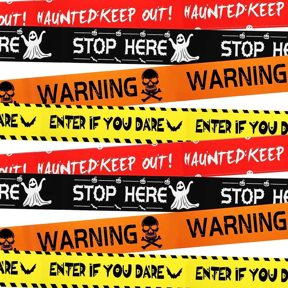 Cuộn Băng Dính Cảnh Báo Nguy Hiểm Trang Trí halloween