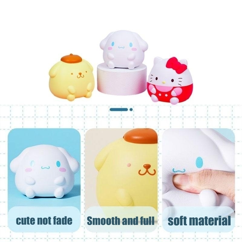 Sanrio Đồ Chơi Nắn Bóp Đàn Hồi Giảm stress Hình Thỏ Đáng Yêu