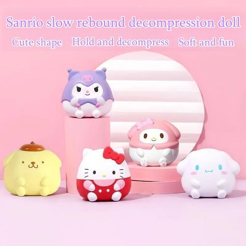 Sanrio Đồ Chơi Nắn Bóp Đàn Hồi Giảm stress Hình Thỏ Đáng Yêu