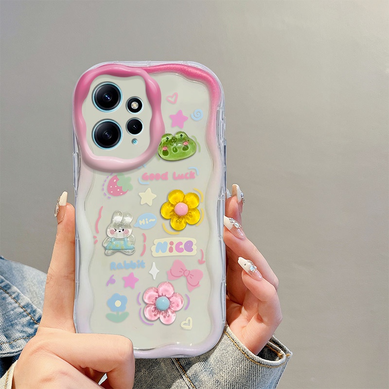 Ốp lưng redmi note 12 Ốp Điện Thoại Đính Búp Bê 3d Dễ Thương Cho redmi note 12