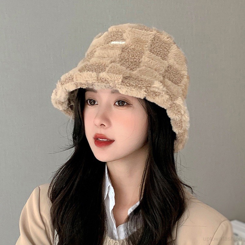 Nón Vành Họa Tiết Ca Rô Trẻ Trung Dành Cho Nữ