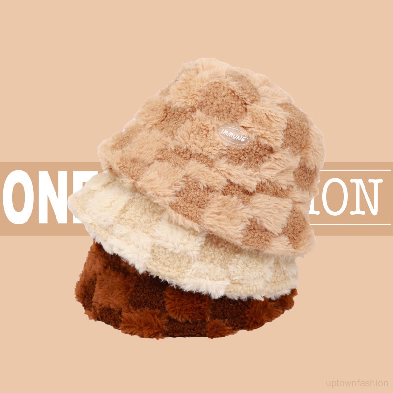 Nón Vành Họa Tiết Ca Rô Trẻ Trung Dành Cho Nữ