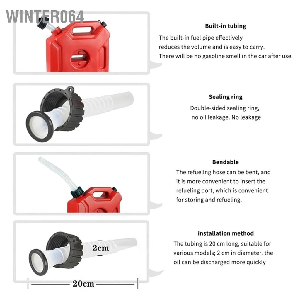 Bình Xăng Dự Phòng 6L/1.6 Gallon Bình Xăng Winter064